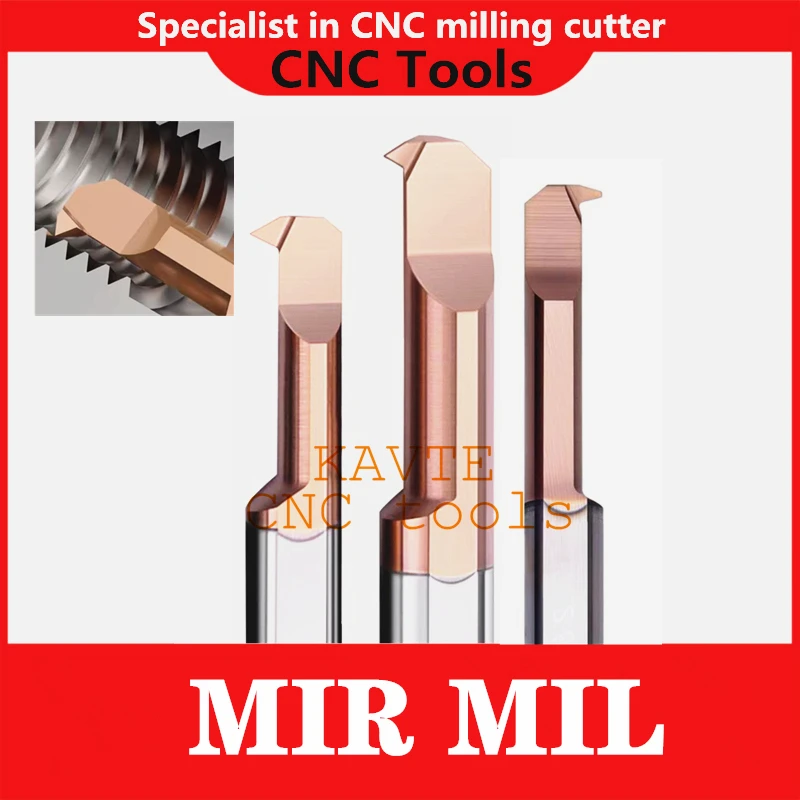MIR MIL small hole thread boring tool MIR3 MIR4 MIR5 MIR6 MIR8 A60 L55 L15 L22 L32 small diameter Carbide thread Tool Boring Bar