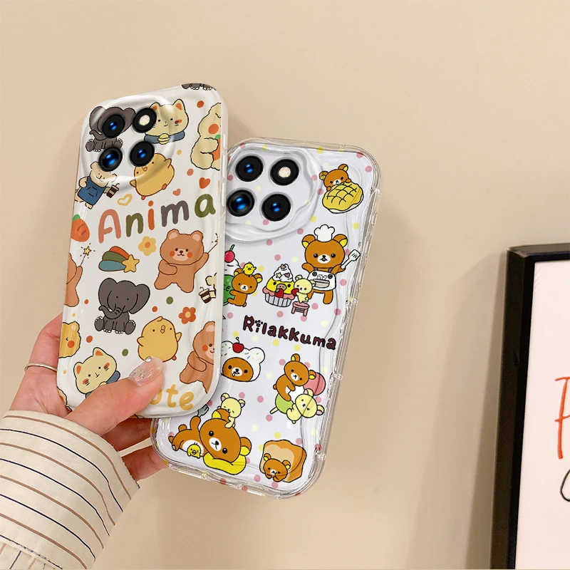 New Cute Little Animals Phone Case For Xiaomi 15 Pro Case 14 13 12 T Pro 13 12 11 Lite Poco F6 F5 F4 F3 X6 X5 Pro Non-Slip Cover