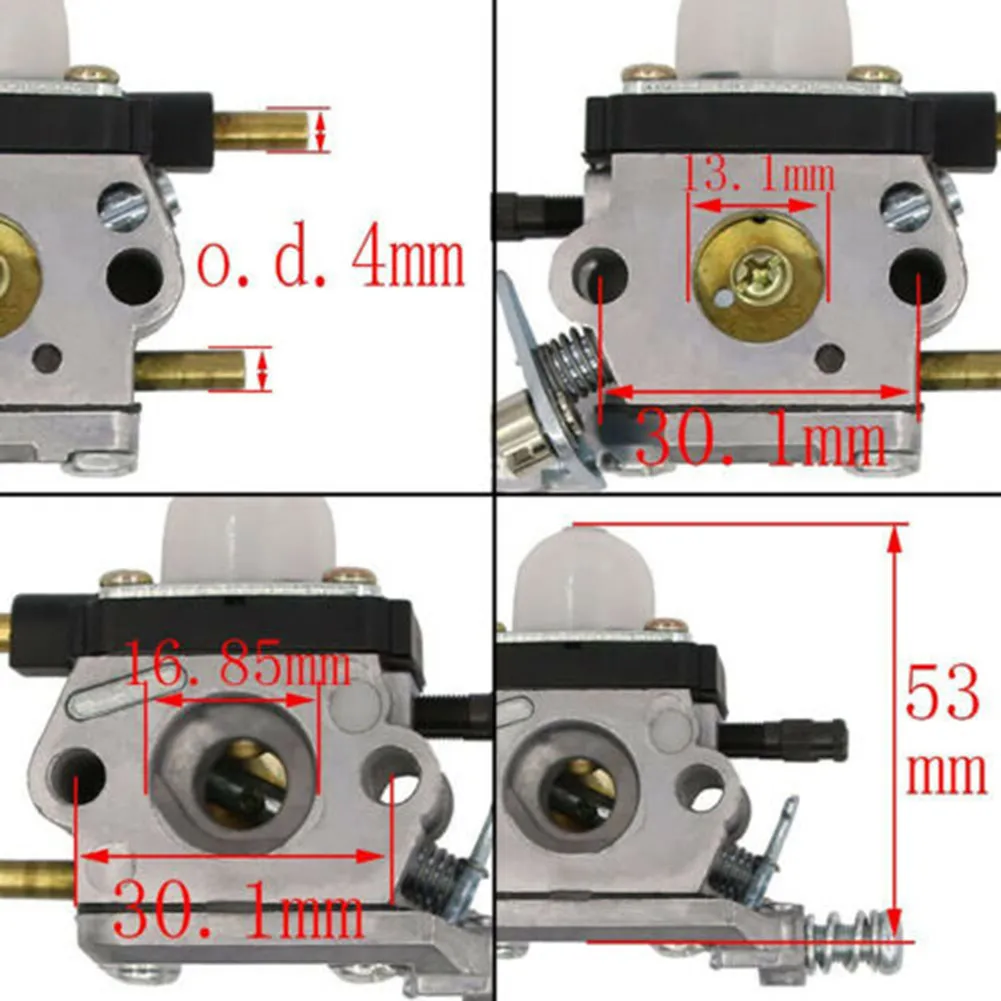 Fuel Filter Carburetor Fuel Lines Gaskets Spare Parts Replace Engine C1U-K54A For 7222M 7230 Tiller Cultivator