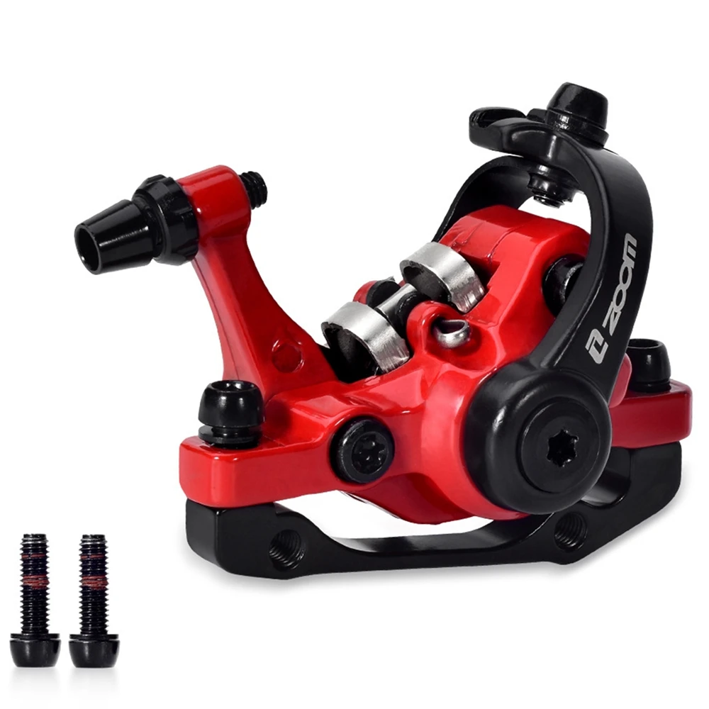 

Zoom Bicycle Disc Brake Mountain Road Mechanical Caliper Disc Brakes Cycling Double Brake,Red Front