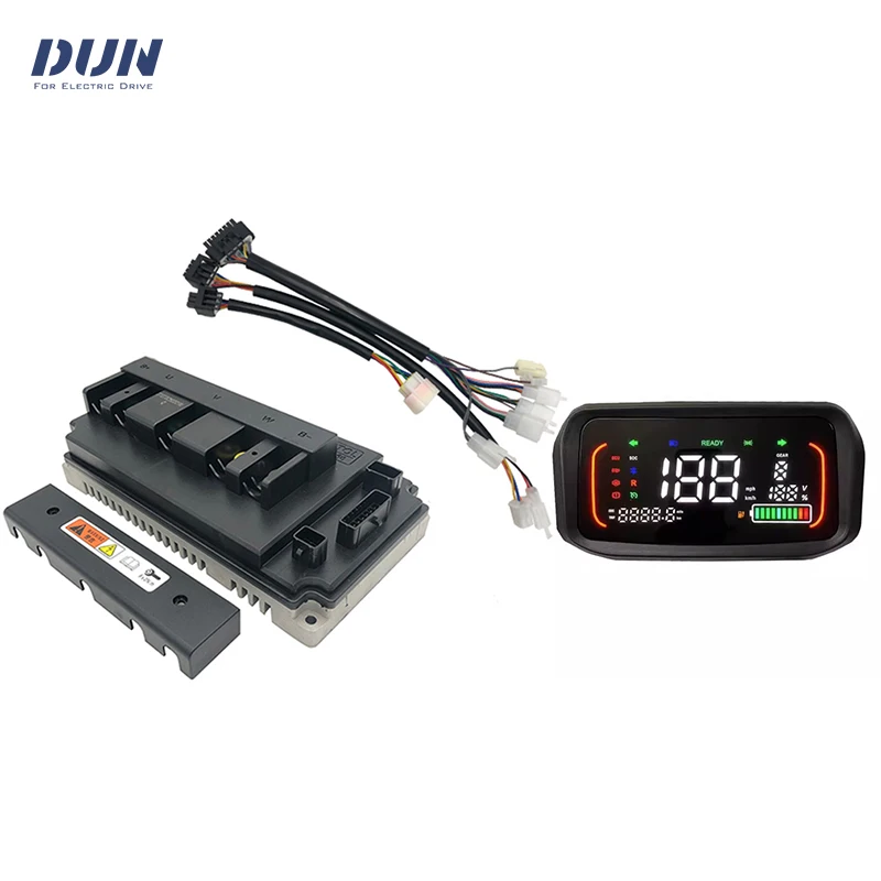 LANDE EM150 Controller 160A Boost BLDC PMSM with N7 Display Speedometer For 4000W Mid-drive In-Wheel Hub Motor