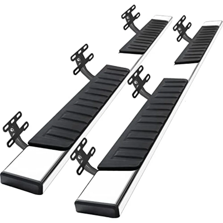 Running boards for Dodge Ram 1500 20192026 Crew Cab,aluminum, black, lightweight and corrosion-resistant