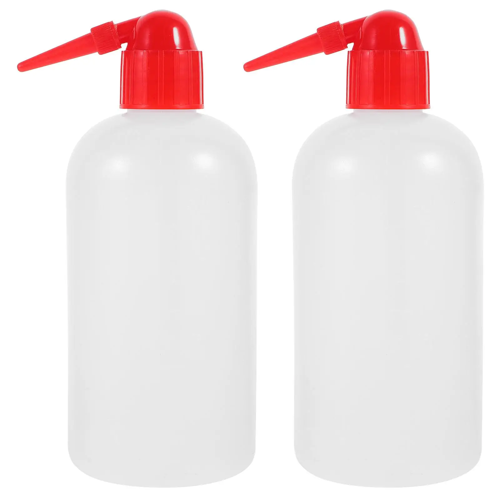 

2 Pcs Cleaning Bottle Portable Wash Laboratory Washing Pe Narrow Mouth Pointed for Liquid