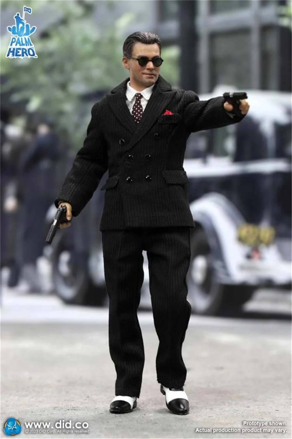 

1/12 DID XT80008 Palm Pocket Series Chicago Gangster John Full Set Moveable Action Figure Gift for Child Birthday Party Collect