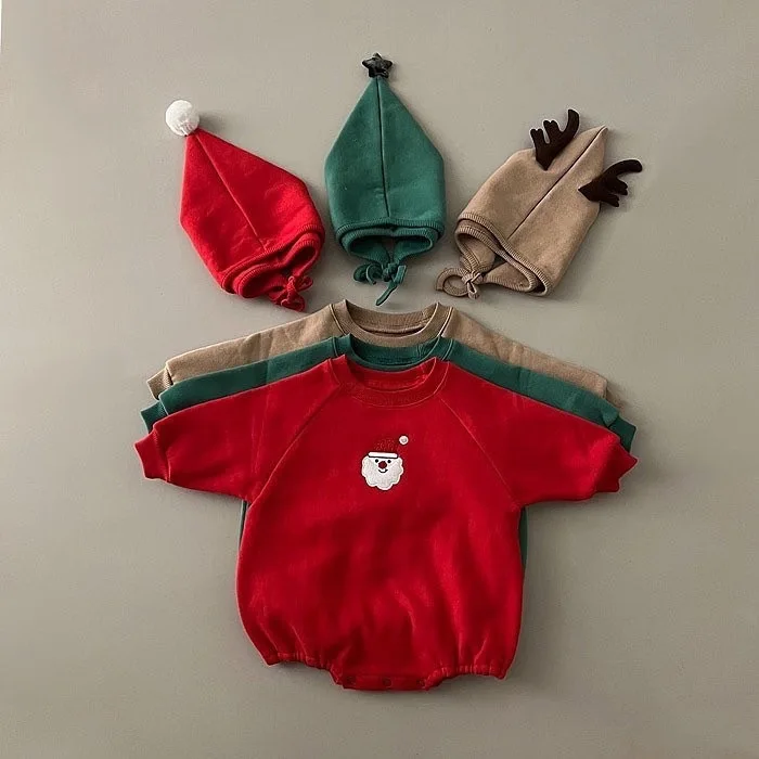 ثوب فضفاض للأطفال من القطيفة والسميكة لعيد الميلاد، لطيف ودافئ وبسيط ومطرز بالكامل، للخريف والشتاء #6