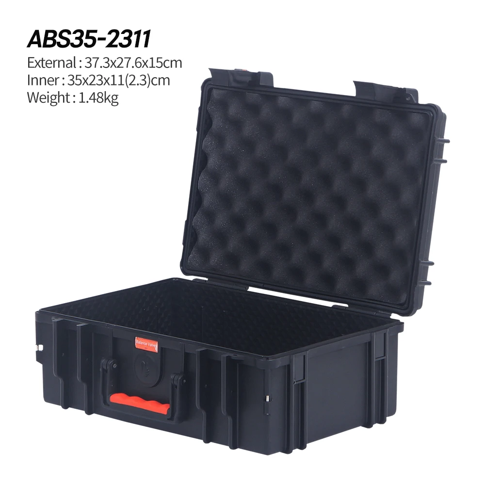 ALIKAN ABS35-2311 37,3x27,6x15 см Alikan Водонепроницаемый жесткий чехол Водонепроницаемый переносной военный чехол Защитный чехол для оборудования