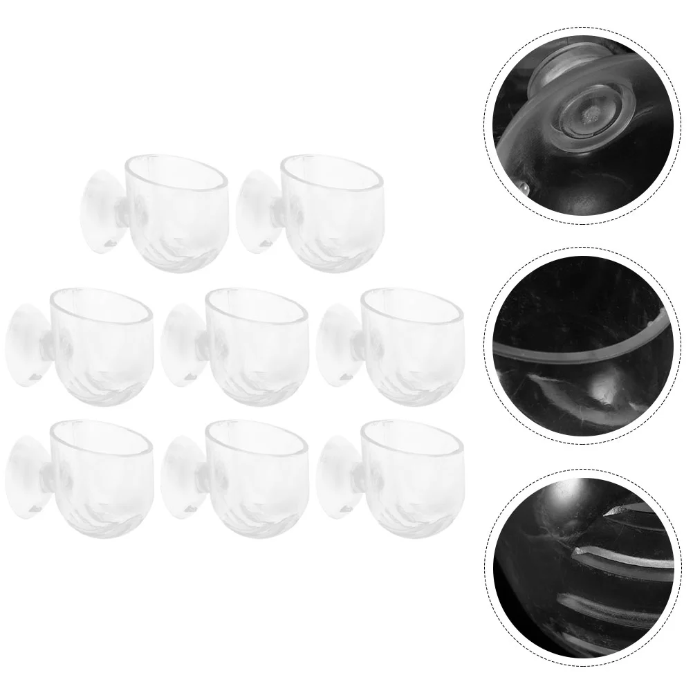 8 Pcs Plant Hydroponic Flower Pot Perlite for Plants Floating Aquarium Planter Acrylic Aquatic Tank