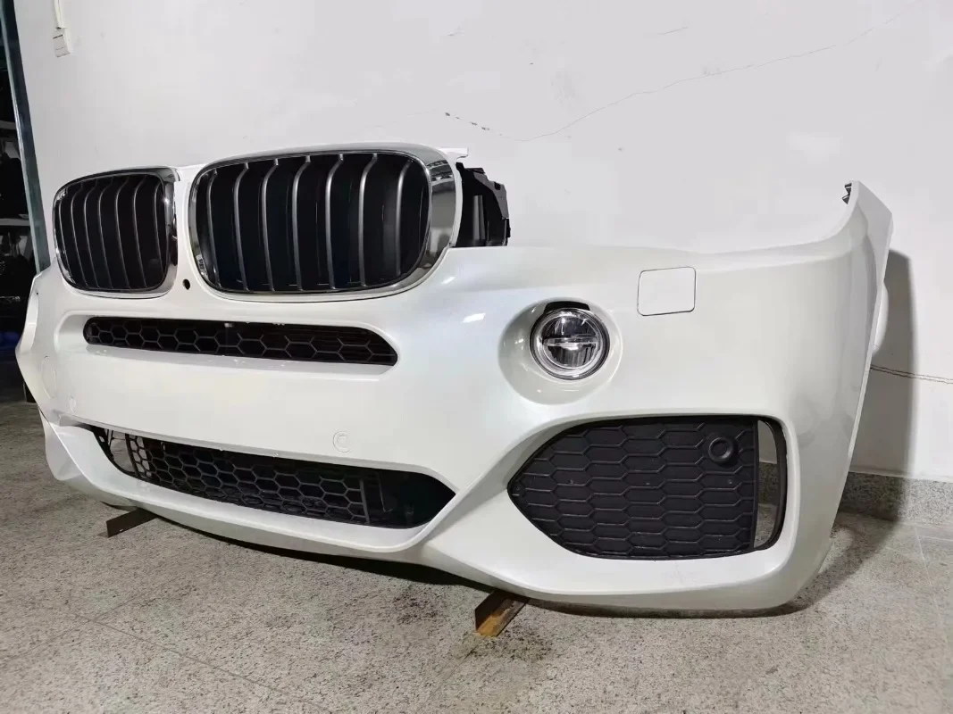 For X5 F15 Original Front Nose Assembly Front Bumper Grille Headlight Fog Lamp Water tank Frame Condenser Collision Beam