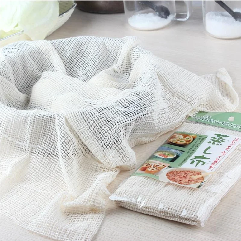 Steamed Cotton Cloth Household Accessories Creative Breathable Steamer Cloth Fashion Non-stick Steamed Bun Pad Kitchen Tools New