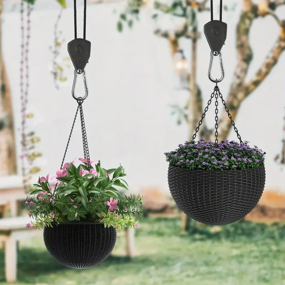 1/2/6/10pcs Awning Wind Rope 7.8 Inch Adjustable Lanyard Hanging for Tent Fan Grow Plant Lamp Pulley Ropes Pulley Lifting Pulley