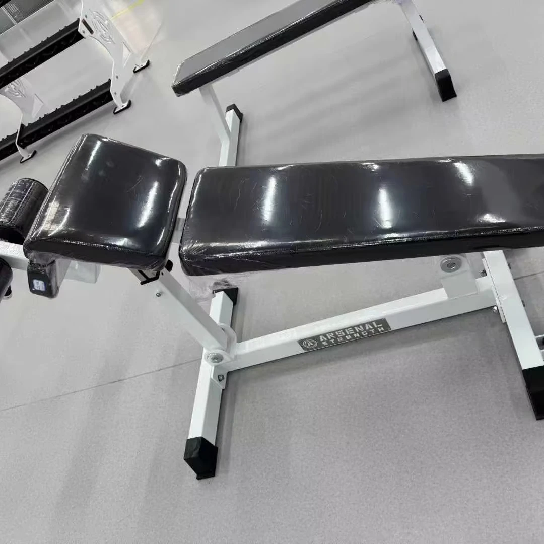 

High Quality Commercial Gym Equipment Modern Adjustable Abdominal Bench Metal Construction Power Rack with Dumbbell Features