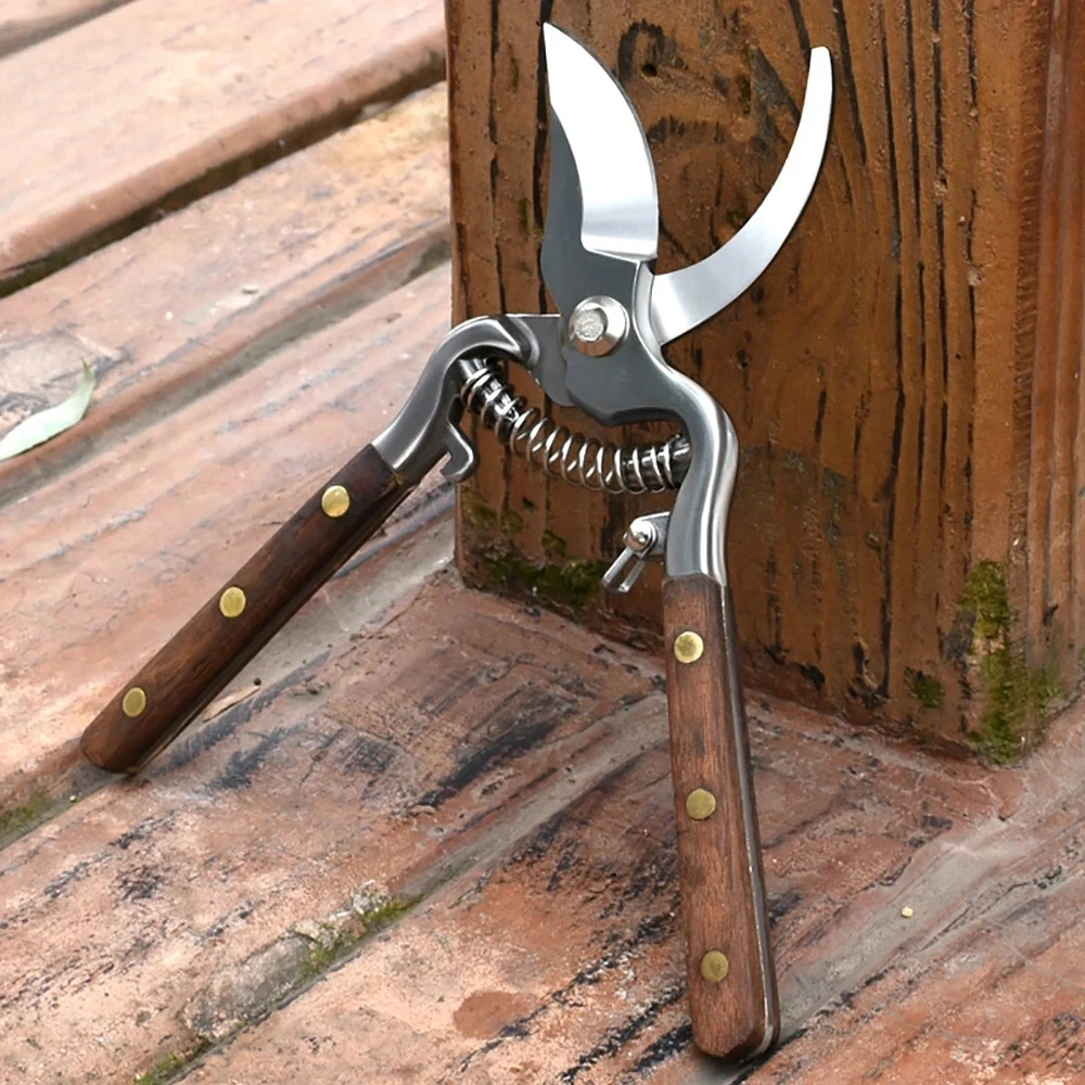 1pc Carbon Steel Pruning Shears Comfort Grip Garden Trimmer for Fast Tree Branch Cutting Pruning Shears Tree Trimming