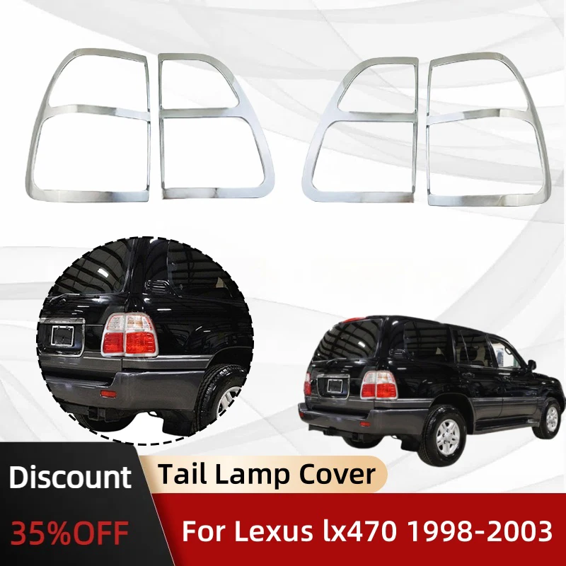 

For Lexus Rx lx470 1998 1999 2000 2001 2002 2003 Tail Lamp Cover Trim Car Stickers Cars Accessories Car Exterior Chrome