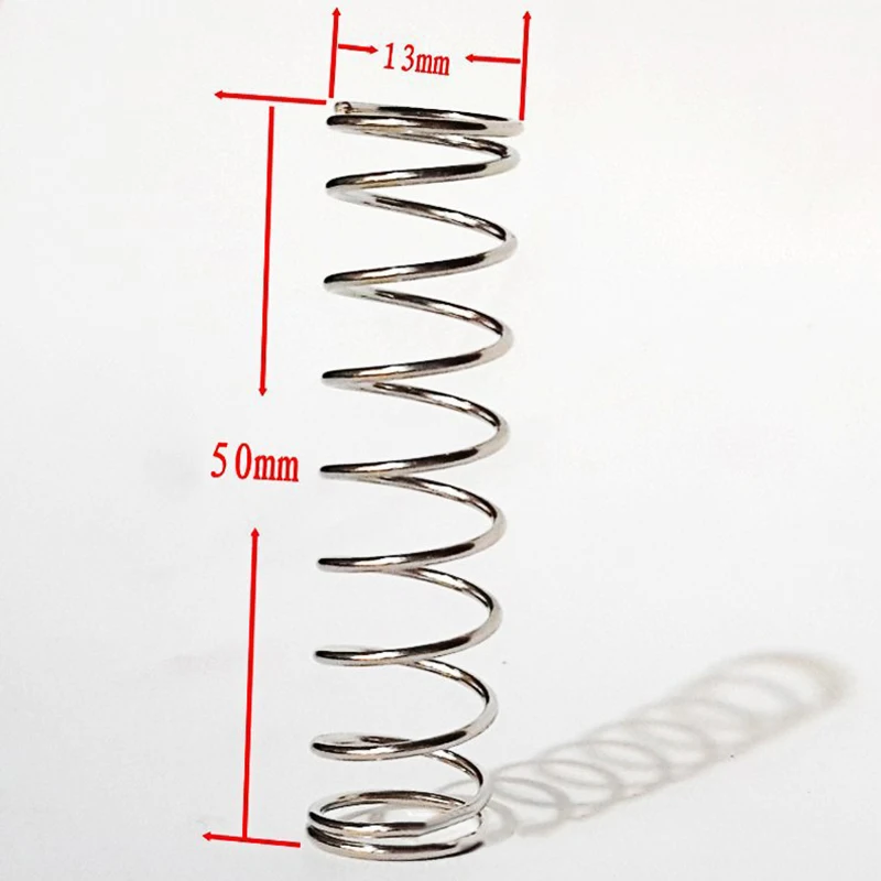 10pcs Stainless Steel Compression Springs Pruners Shears Compression Spring Round V-shape Spring Gardening Scissors Accessories