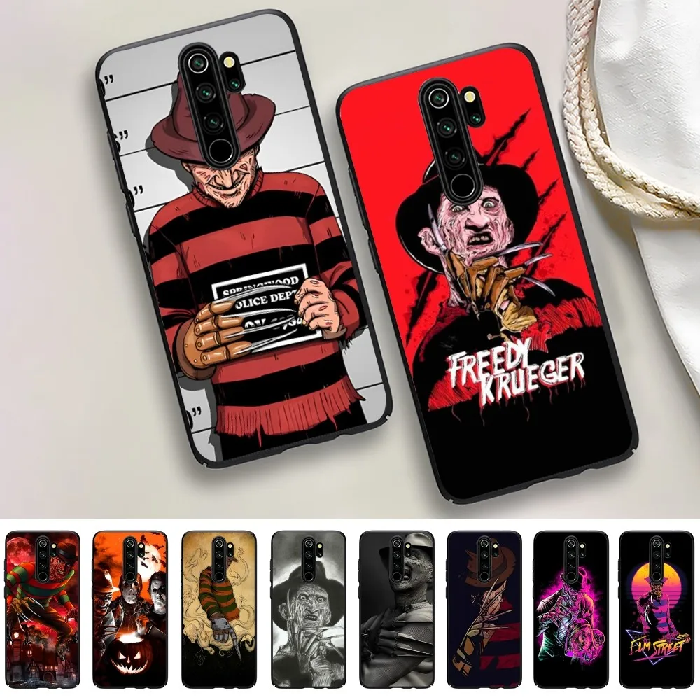 Film K-Krueger F-Freddy Horror Phone Case For Redmi 5 6 7 8 9 10 plus pro 6 7 8 9 A GO K20 K30 K40 pro plus F3 Fundas