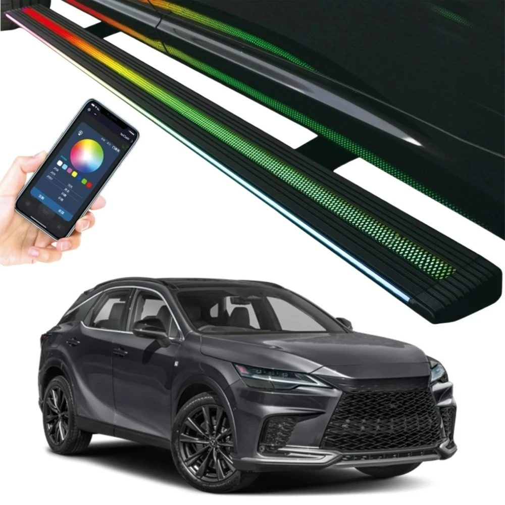 

Top Quality ForLexus RX 330 350 450 Electric Retractable Side Pedals with LED Lights