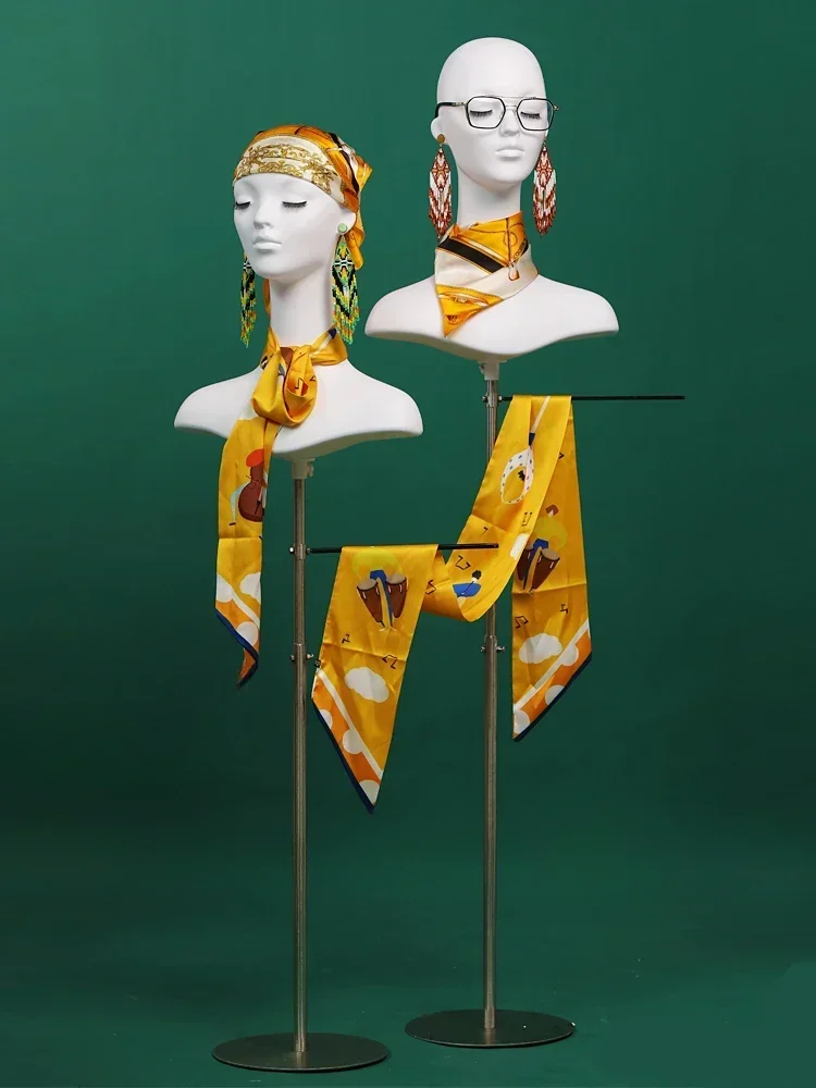 High-end simulation model props, head women, white heads, hand models, hats, scarves, glasses, jewelry display shooting