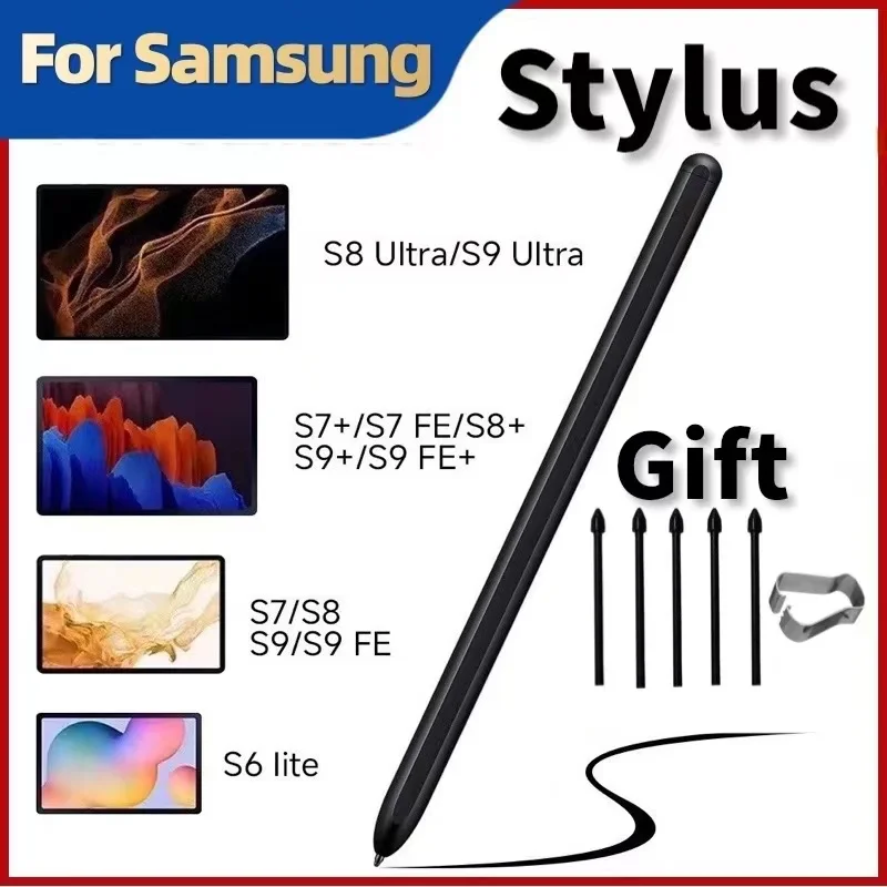 For Samsung S Pen for Samsung Galaxy Tablet S8 S7 FE S6 Lite S7+ S8+ S9 S9FE Tablet Pen Stylus  Touch Pen Without Bluetooth