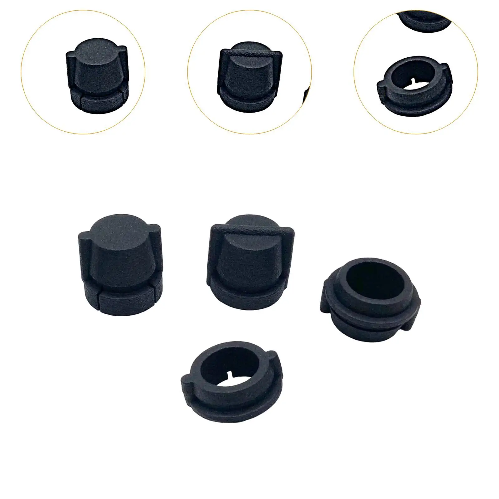 Windshield Wiper Linkage Bushing Kit Rubber Spare Parts Professional Fit for Jeep Wrangler YJ 1987-1995