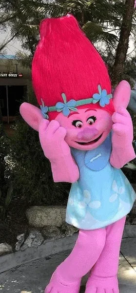 NEW Poppy From Dream Works Trolls Movie Costume Mascot Fancy Dress Carnival Costumes Halloween Christmas Gifts Ouftis