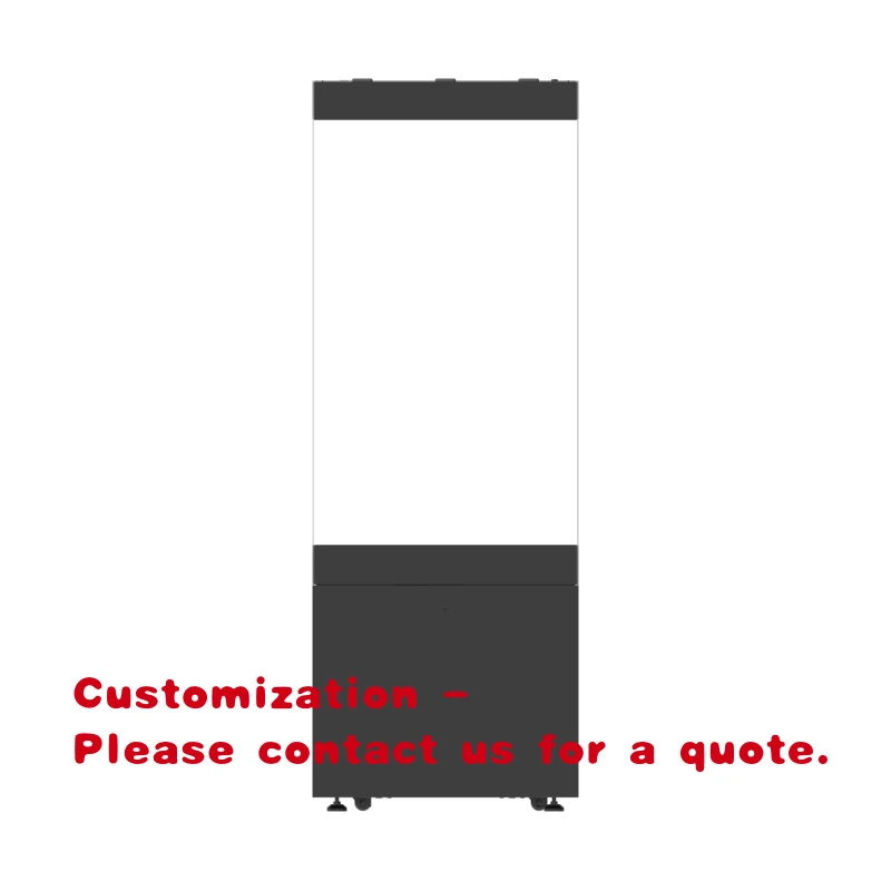custom.Glass Display Cabinets with LED Lighting Constant Temperature & Humidity Control Floor Standing Museum U