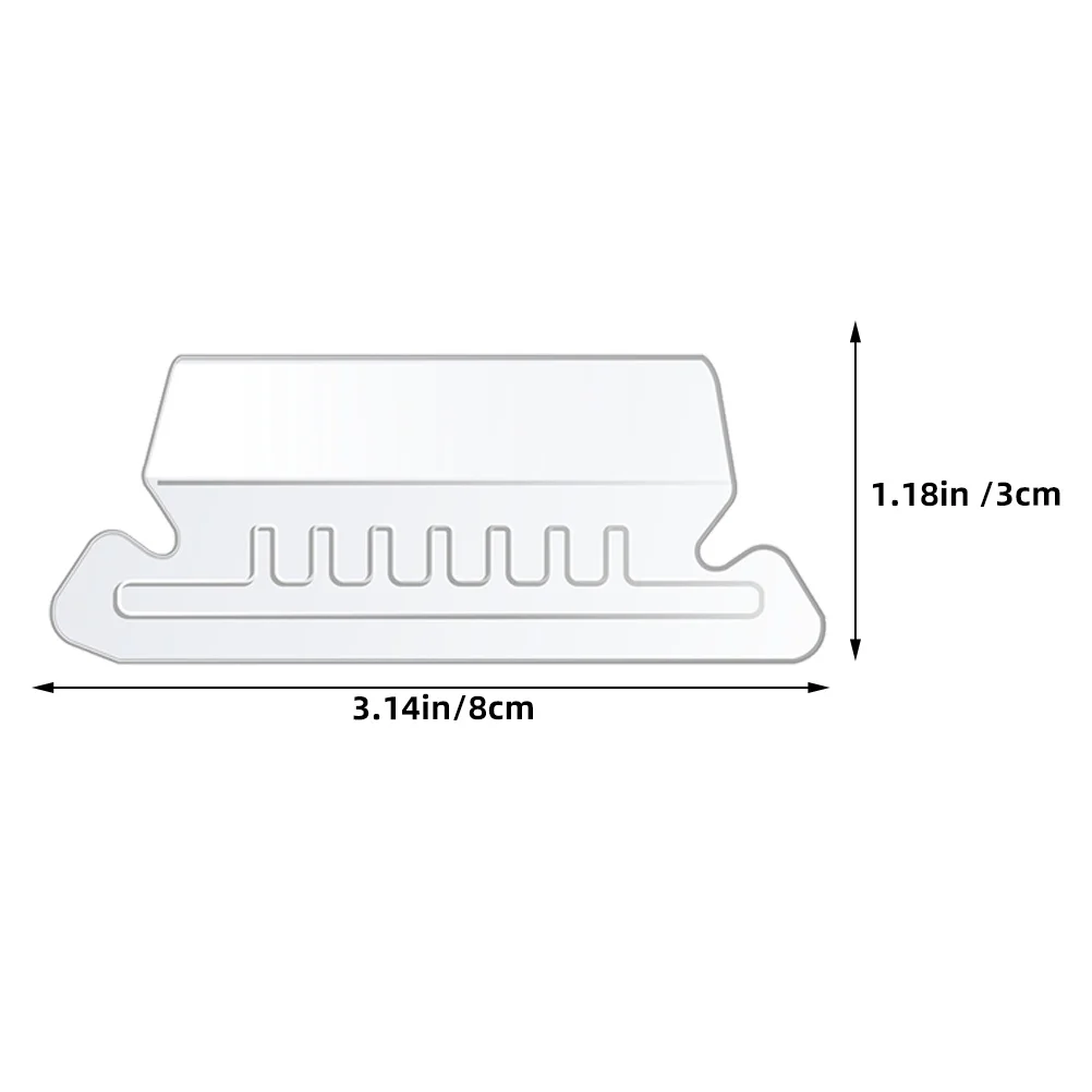 100Pcs File Folder Tabs Small Hanging Detachable Filing Labels File Identification Index Tabs Office Organizer