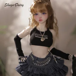 Shuga Fairy 1/4 Pearl BJD Doll New Design Sweetheart y Face Meat Leg BJD Doll Toys Pure Handicraft Art Ball Jointed Doll