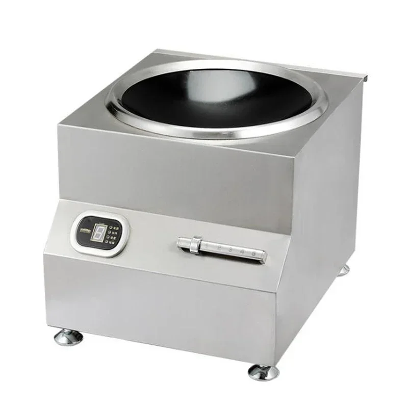 

Commercial Induction Cooker 8000W Large Power Electromagnetic Oven Commercial Stainless Steel Stir-fry Furnace SMK-TSAL