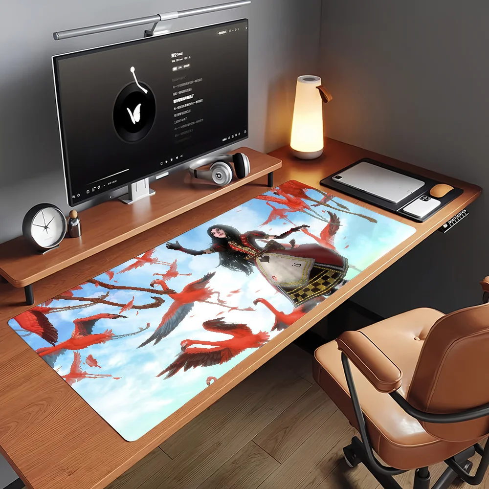 A-Alice M-Madness R-Returns Mouse Pad Non-slip Locking Edge DeskMat PC Laptop Accessories Rubber Office Keyboard Game Carpet