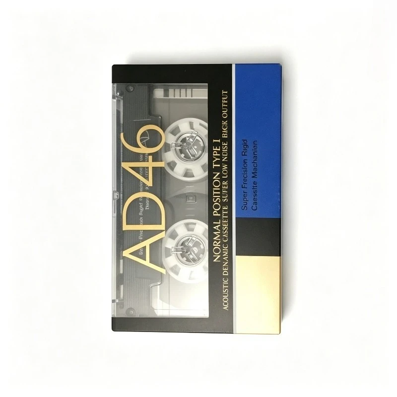 100% Original New For TDK AD 46min Type I Blank Cassette Tape Double Pack For Recording Gift Duplication Use
