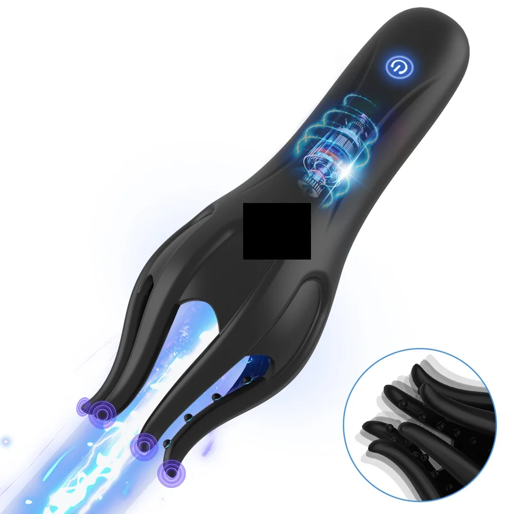 Glans Trainer Vibrator Male Masturbator Penis Vibrating Massager Delay Trainer Exerciser Vibrations Stimulator Adult Sex Toy