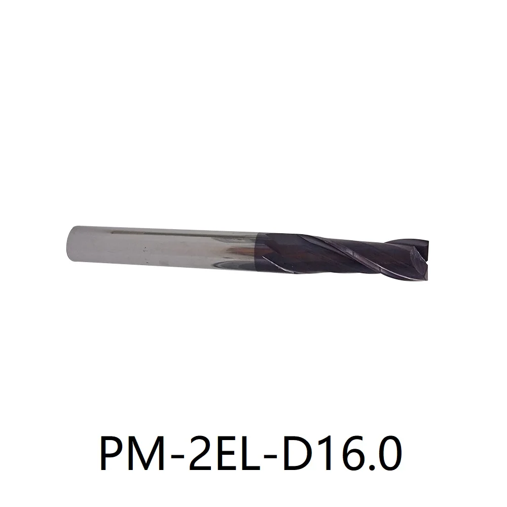 ZCC PM-2EL-D16.0 Solid carbide milling PM series End mill long cutting edge High-performance machining