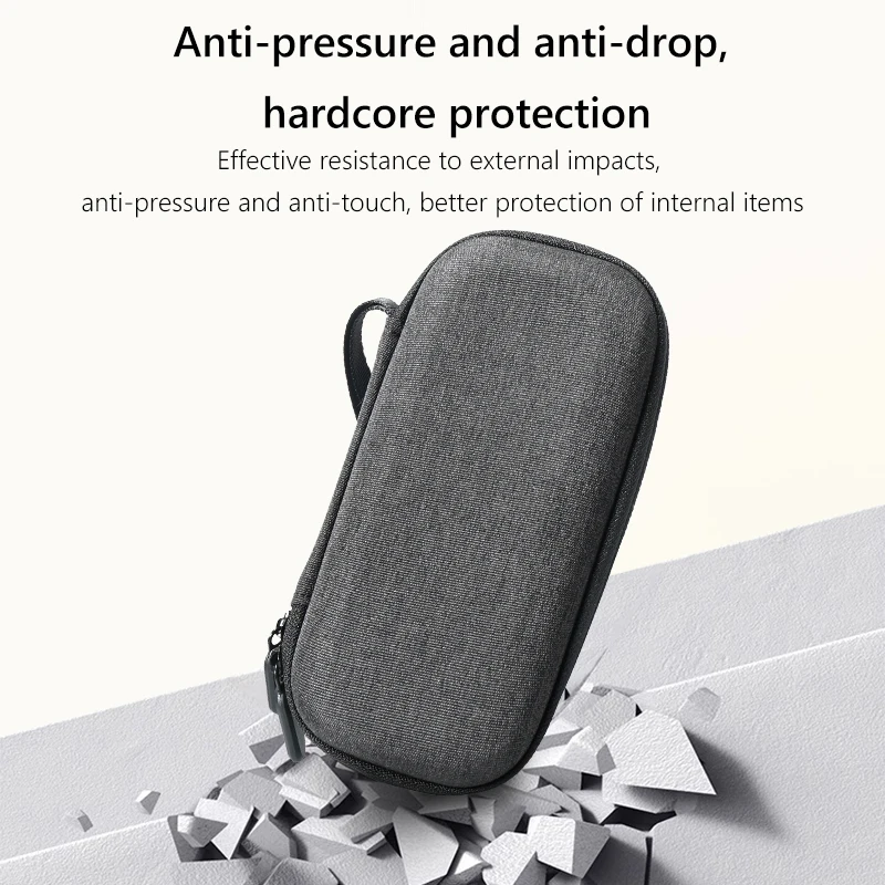 for Insta360 X4 Portable Carrying Case Drop-Proof Small Size Hard Shell Bag Including Lanyard Lens Protective Cover Anti-Scratch