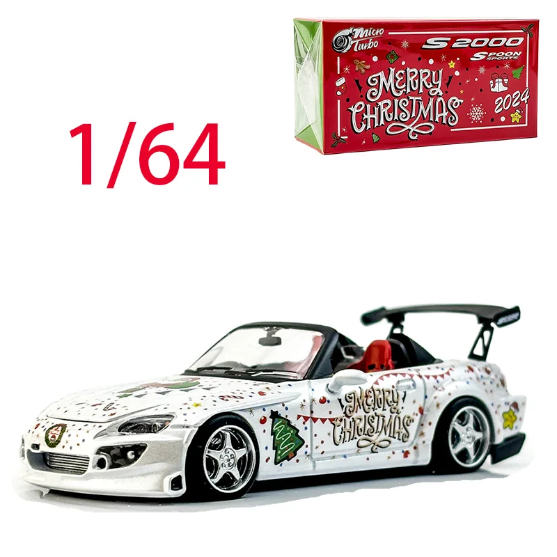 

MT литой под давлением масштаб 1/64 модель автомобиля из сплава Honda S2000, ложка 2024, игровые транспортные средства, игрушки для мальчиков, оригинальная коробка