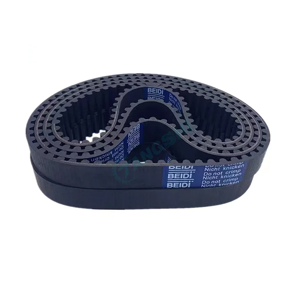 HTD 8M Rubber Closed Loop Timing Belt Length 1960mm~2736mm Synchronous Belt Width 25mm HTD 8M-2000 2032 2056 2136 2176 2280mm