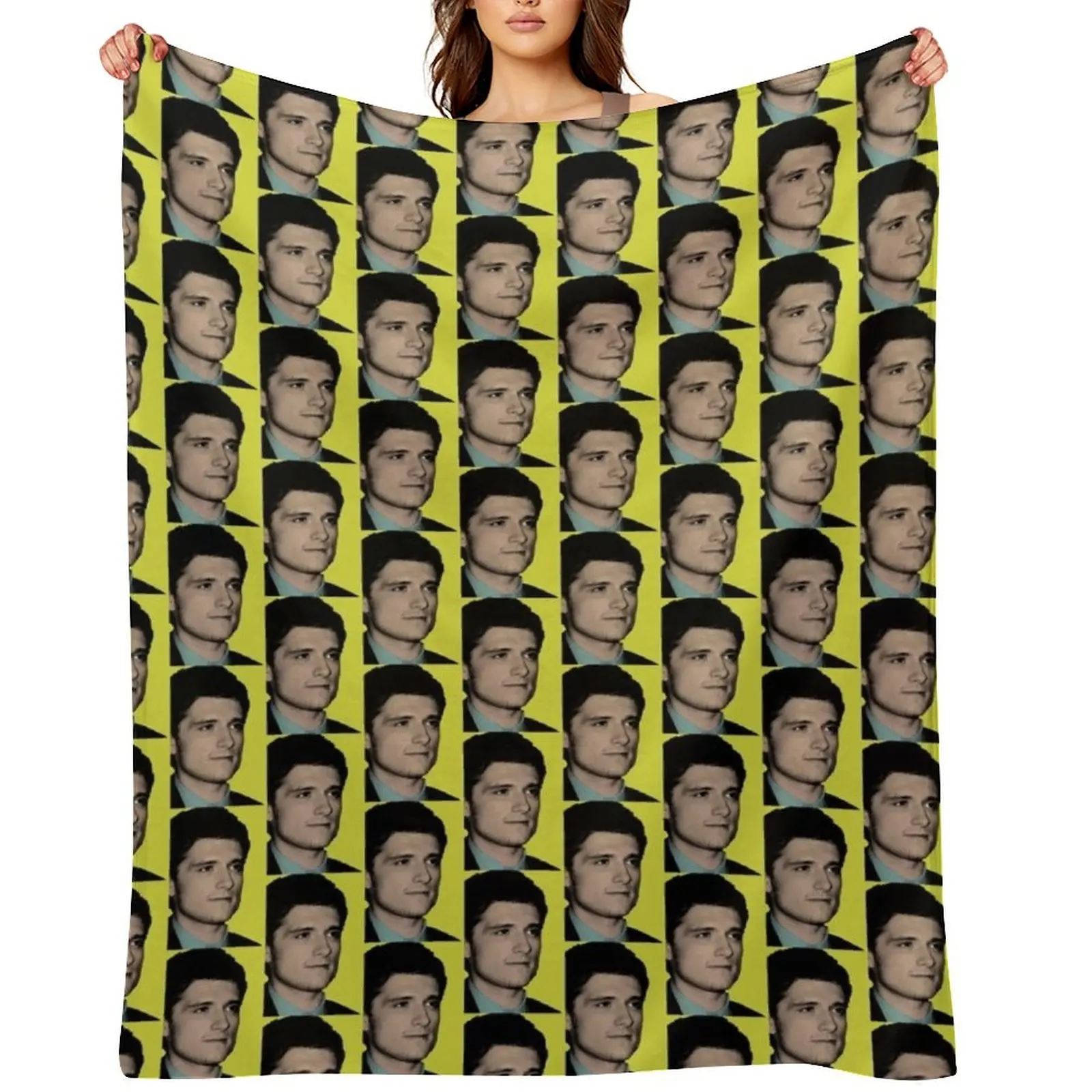

Josh Hutcherson Throw Blanket Shaggy Single Softest Bed Blankets