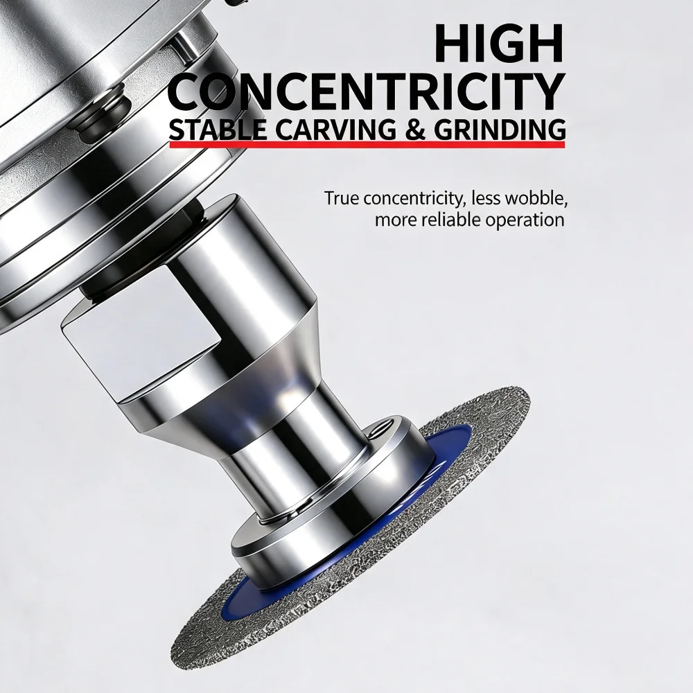 50MM M14 Diamond Mini Saw Blade with Thread Stone Cutting Disc Granite Sandstone Concrete Lettering Carving Grinding Tool