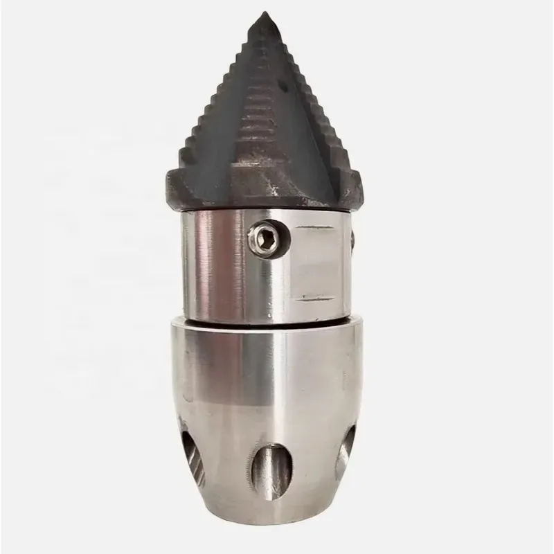 STLF Rotary sewage nozzle 3/8 NPT-stainless steel, 40 L/min pressure washer nozzle with drain cleaning nozzle