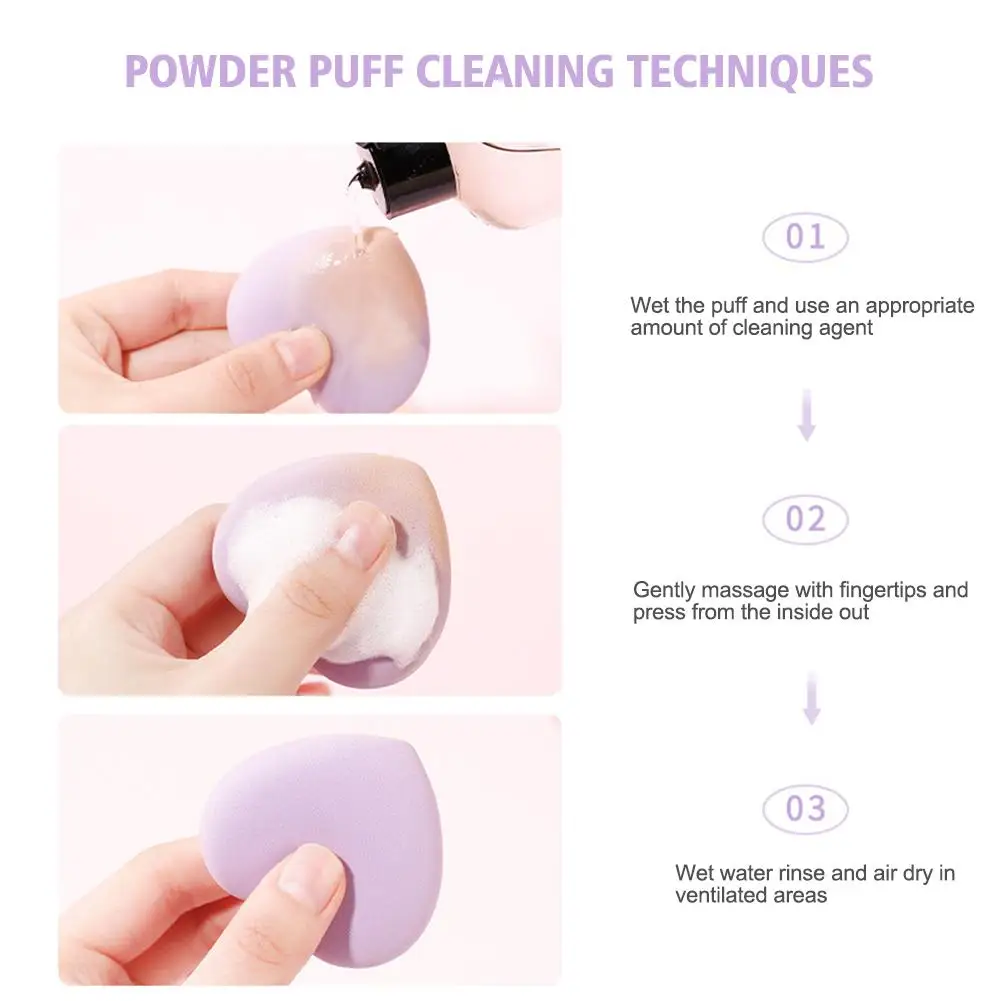 Puder quaste Gesicht weiches Dreieck Make-up-Tool lose Puder Ecke Mixer Puder Kontur Körper Make-up unter den Augen Schwämme z0c6