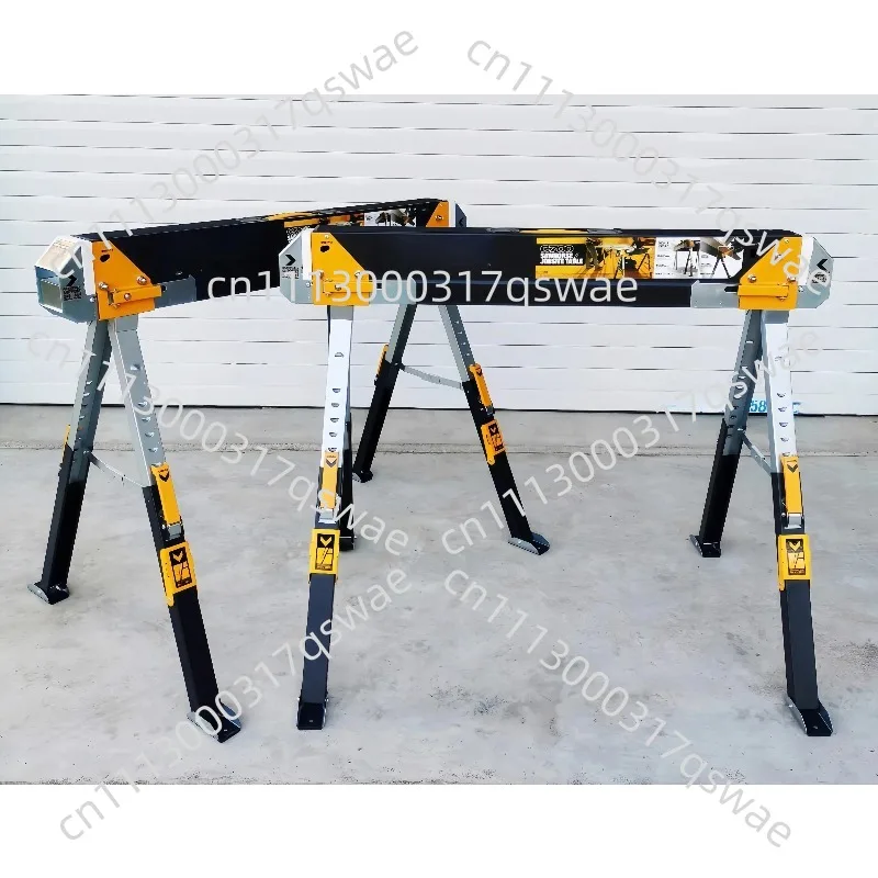 Sawing table bracket folding support material height adjustment saw horse TB-C700