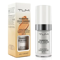 TLM Foundation Magic Color Changing Foundation Liquid Soft Matte Long Lasting Hydrating Makeup Base maquiagem