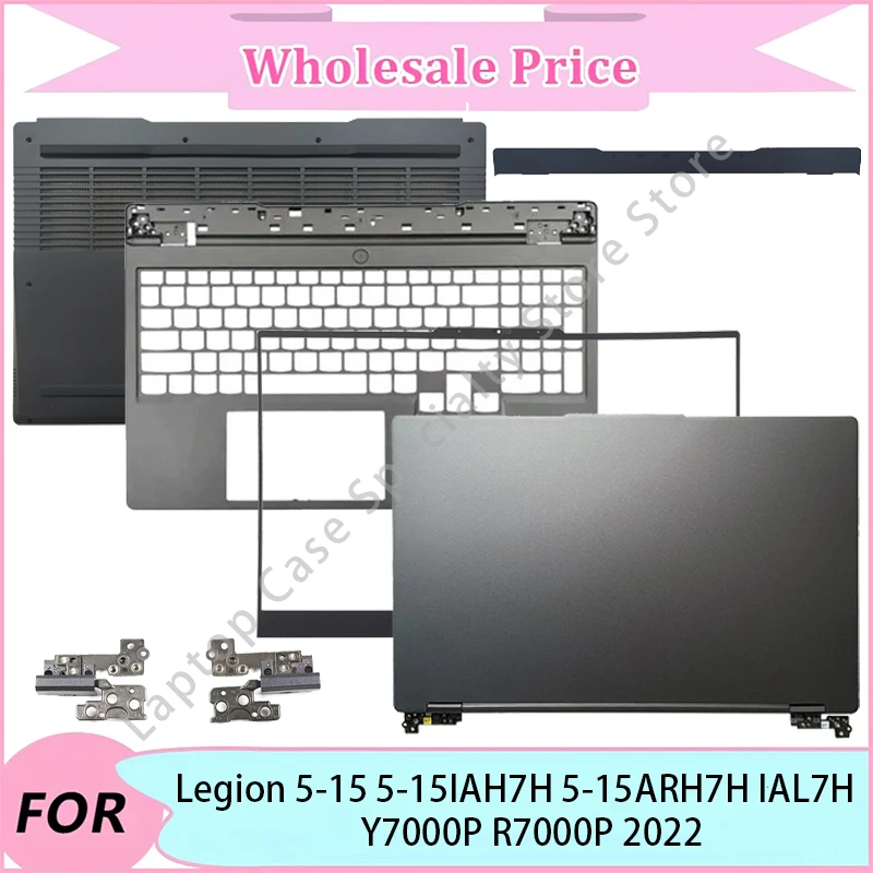 

NEW For Lenovo Legion 5-15 5-15IAH7H ARH7H IAL7H Y7000P R7000P 2022 Laptop LCD Back Cover/Front Bezel/Palmrest/Bottom Case/Hinge