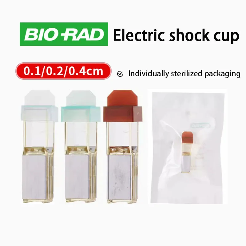 Bio-Rad Compatible Electroporation Cuvettes 0.1cm 0.2cm 0.4cm for Laboratory Cell Transfection Mammalian Stem Cells Protoplast