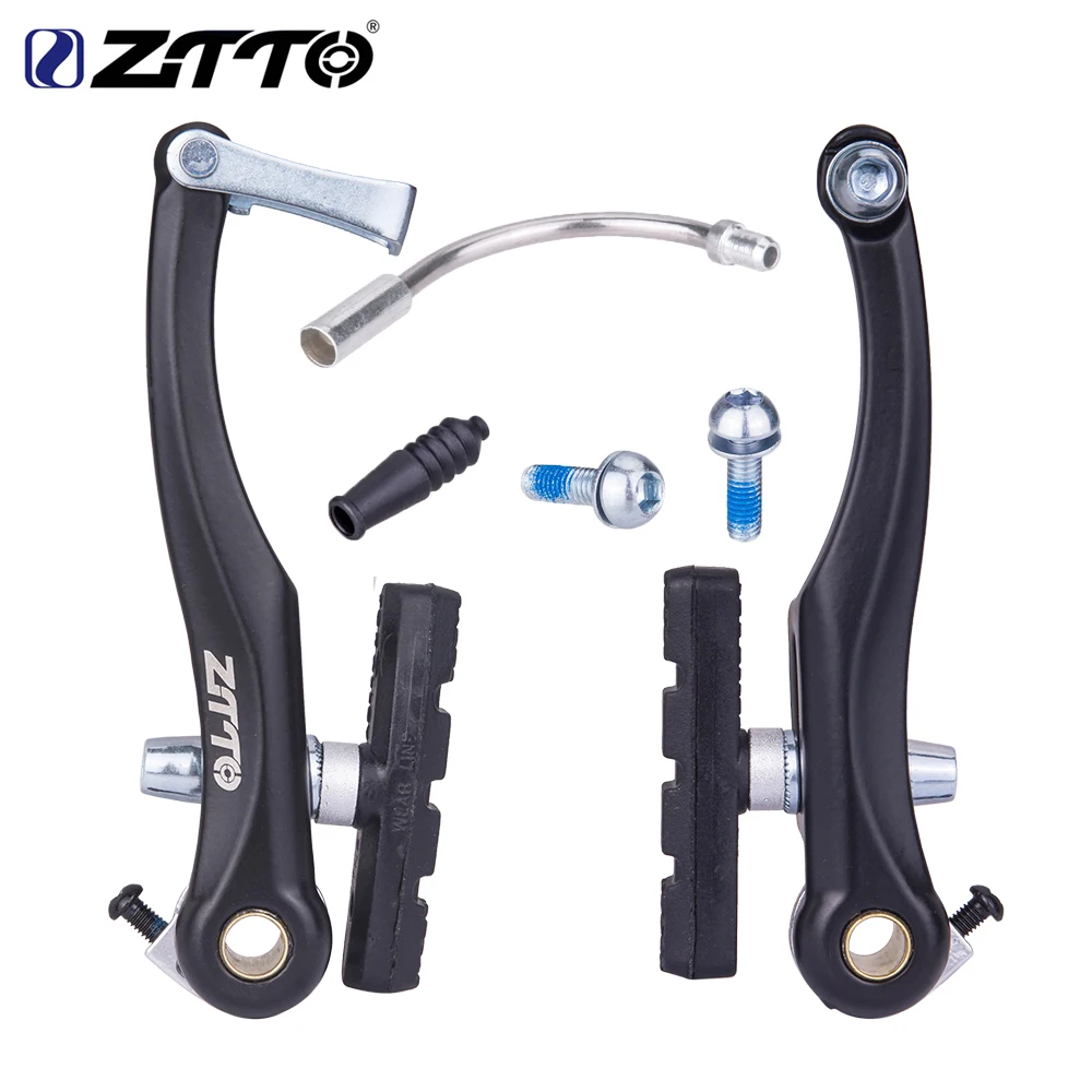 ZTTO V Pinze Freno Set Bicicletta Lineare Pull V Pinza Freno Set Pastiglie Freno Bicicletta Scarpe Per MTB Strada BMX Pieghevole Cruiser Bike