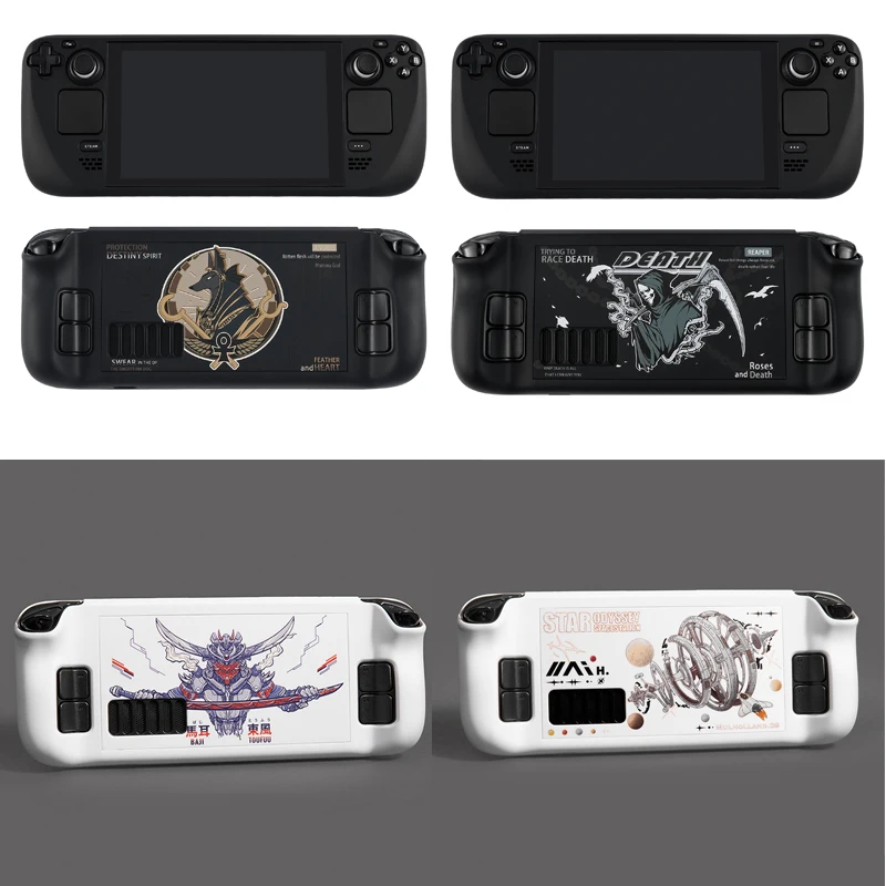 Hard Shell Front Back Full Cover Crystal Protector For Valve Steam Deck Game Console Controller Protective Skin Case Accessories