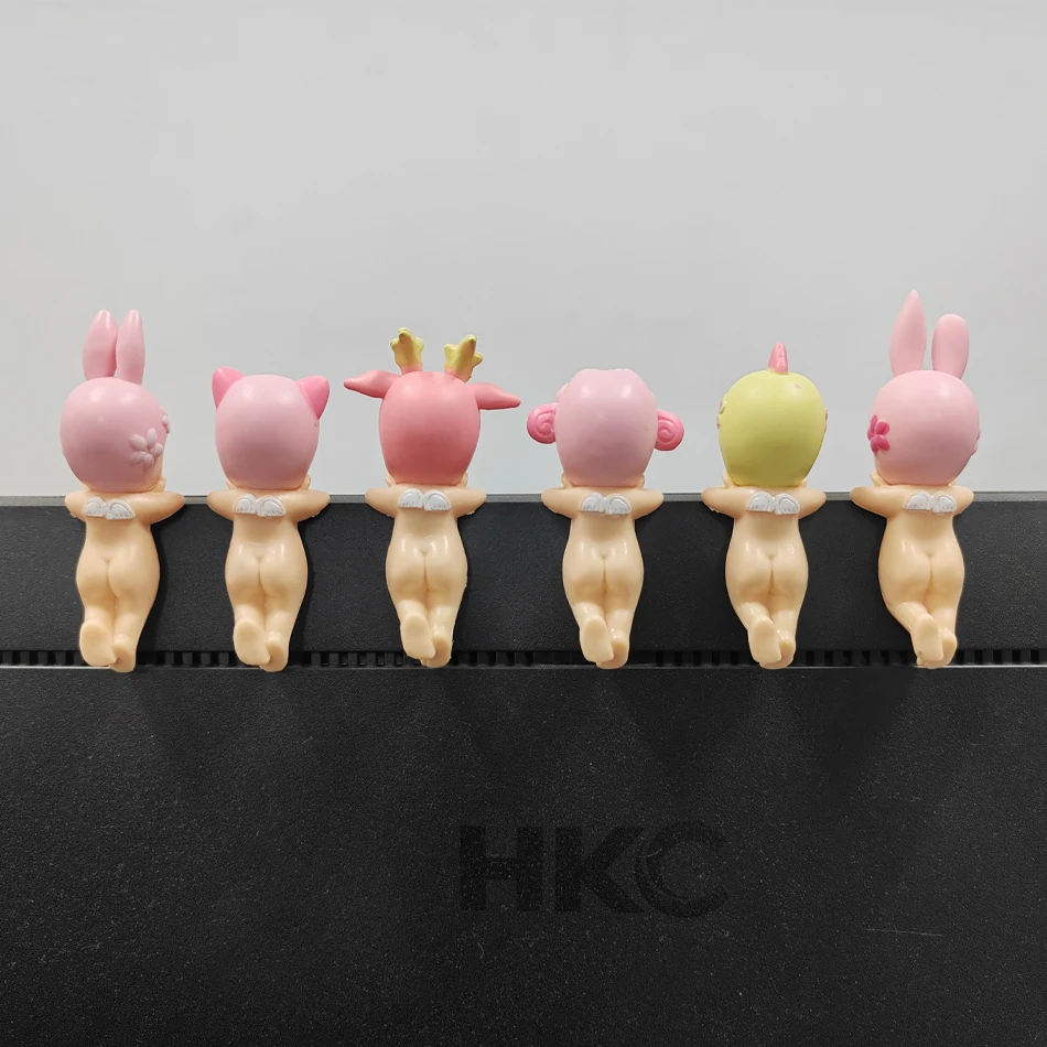 Caja ciega hippers de la serie flor de cerezo, mini figura coleccionable, decoración para teléfono, mesa, regalo de Navidad, caja misteriosa, 1-24 Uds.