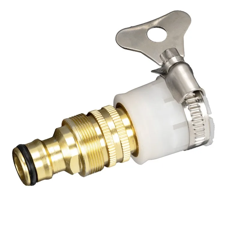 15-20mm Multi-functional Hose Tap Adapters Three-in-one Tap Connector Garden Fitting Faucet Adapter Watering Garden Tools