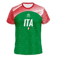 2025 MEN Italy VNL Volleyball Jersey Adult Tops Men's Round Neck Short Sleeved Lightweight Sports Jersey T-Shirt