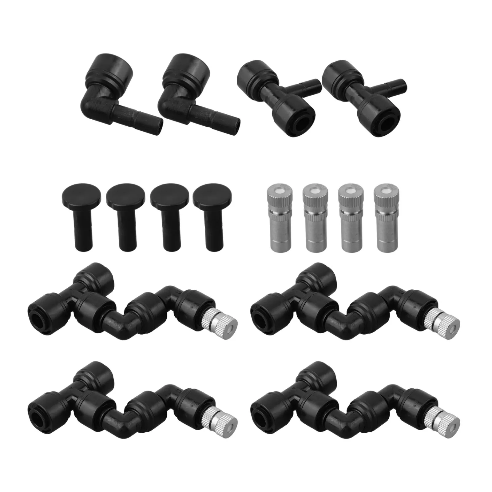 1set Reptile Mister Nozzles 360-degree Rotation For Terrariums Courtyards Greenhouses DIY Misting Gardening Tools Accessories