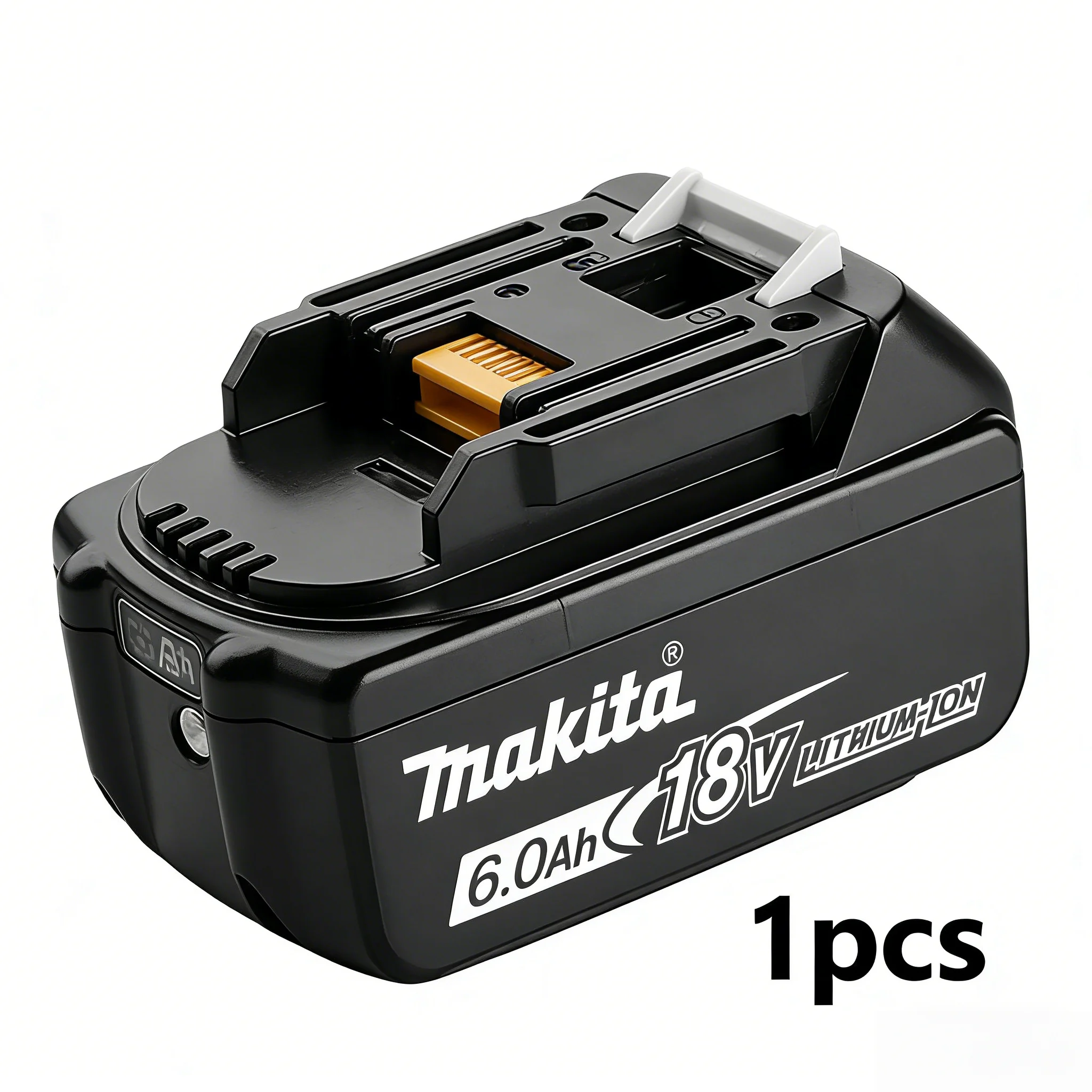 Originele Makita 18V 6.0Ah Li-ion batterij + DC18RC snelladerkit, compatibel met 180+ LXT elektrische gereedschappen, gratis verzending